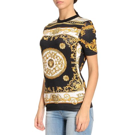 cheap womens versace t shirts|versace sweatshirts for women.